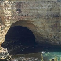 Sea cave at Praia do Vale Covo